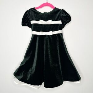 Bonnie Jean Black and White Formal Kids Dress